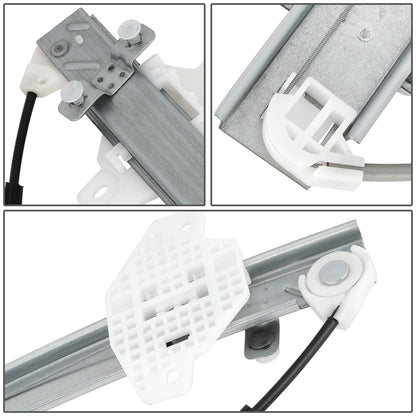 REGULADOR DE VENTANA WINDOW MOTORS & REGULATORS - METALLIC - 06-11 HYUNDAI ACCENT SEDAN/06-11 KIA RIO/06-11 KIA RIO5 - METALLIC - BARE STEEL/PLASTIC