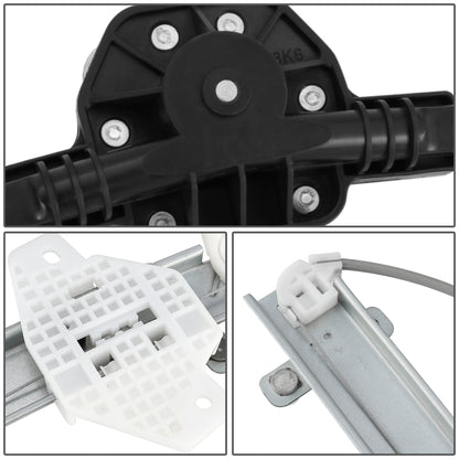 REGULADOR DE VENTANA WINDOW MOTORS & REGULATORS - METALLIC - 06-11 HYUNDAI ACCENT SEDAN/06-11 KIA RIO/06-11 KIA RIO5 - METALLIC - BARE STEEL/PLASTIC