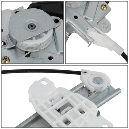 REGULADOR DE VENTANA WINDOW MOTORS & REGULATORS - METALLIC - 96-00 HYUNDAI ELANTRA - METALLIC - BARE STEEL/PLASTIC