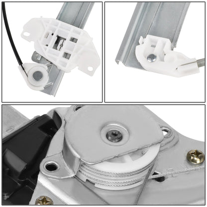 REGULADOR DE VENTANA WINDOW MOTORS & REGULATORS - METALLIC - 96-00 HYUNDAI ELANTRA - METALLIC - BARE STEEL/PLASTIC