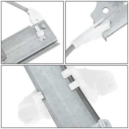 REGULADOR DE VENTANA WINDOW MOTORS & REGULATORS - METALLIC - 96-00 HYUNDAI ELANTRA - METALLIC - BARE STEEL/PLASTIC