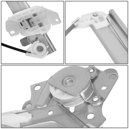REGULADOR DE VENTANA WINDOW MOTORS & REGULATORS - METALLIC - 96-00 HYUNDAI ELANTRA - METALLIC - BARE STEEL/PLASTIC