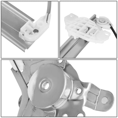 REGULADOR DE VENTANA WINDOW MOTORS & REGULATORS - METALLIC - 96-00 HYUNDAI ELANTRA - METALLIC - BARE STEEL/PLASTIC