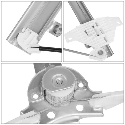 REGULADOR DE VENTANA WINDOW MOTORS & REGULATORS - METALLIC - 99-01 HYUNDAI SONATA - METALLIC - BARE STEEL/PLASTIC