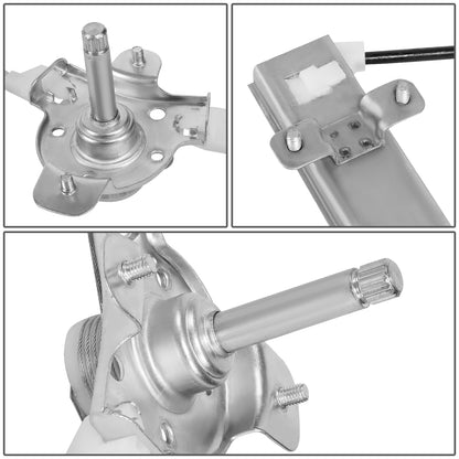 REGULADOR DE VENTANA WINDOW MOTORS & REGULATORS - METALLIC - 99-01 HYUNDAI SONATA - METALLIC - BARE STEEL/PLASTIC