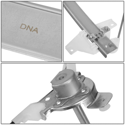 REGULADOR DE VENTANA WINDOW MOTORS & REGULATORS - METALLIC - 99-01 HYUNDAI SONATA - METALLIC - BARE STEEL/PLASTIC