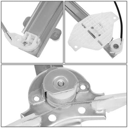 REGULADOR DE VENTANA WINDOW MOTORS & REGULATORS - METALLIC - 99-01 HYUNDAI SONATA - METALLIC - BARE STEEL/PLASTIC