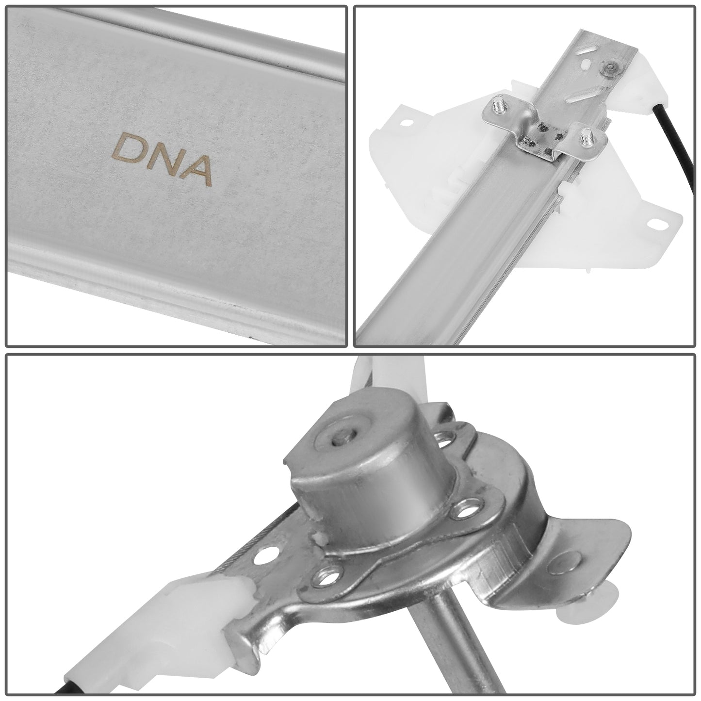 REGULADOR DE VENTANA WINDOW MOTORS & REGULATORS - METALLIC - 99-01 HYUNDAI SONATA - METALLIC - BARE STEEL/PLASTIC