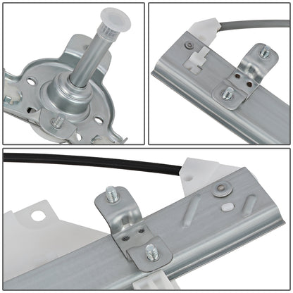 REGULADOR DE VENTANA WINDOW MOTORS & REGULATORS - METALLIC - 99-01 HYUNDAI SONATA - METALLIC - BARE STEEL/PLASTIC