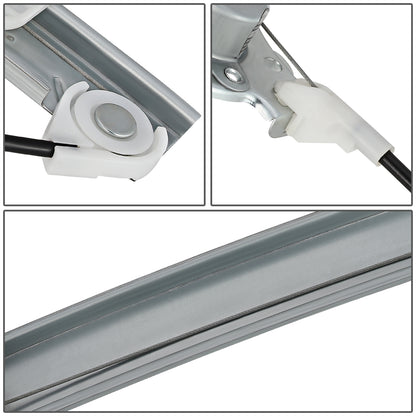 REGULADOR DE VENTANA WINDOW MOTORS & REGULATORS - METALLIC - 99-01 HYUNDAI SONATA - METALLIC - BARE STEEL/PLASTIC