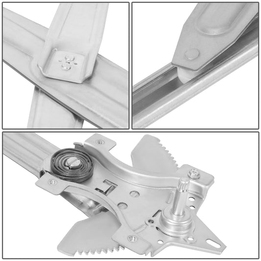 REGULADOR DE VENTANA WINDOW MOTORS & REGULATORS - 02-12 METALLIC - IZ D-MAX P/UP MANUAL FRONT WINDOW REGULATOR FL MANUAL