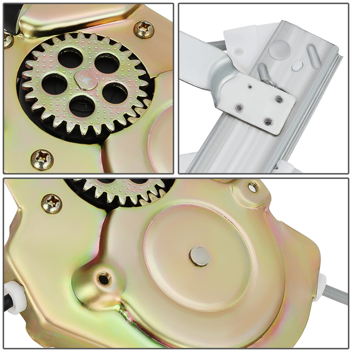 REGULADOR DE VENTANA WINDOW MOTORS & REGULATORS - METALLIC - 94-97 HONDA PASSPORT/94-97 ISUZU RODEO - METALLIC - BARE STEEL/PLASTIC