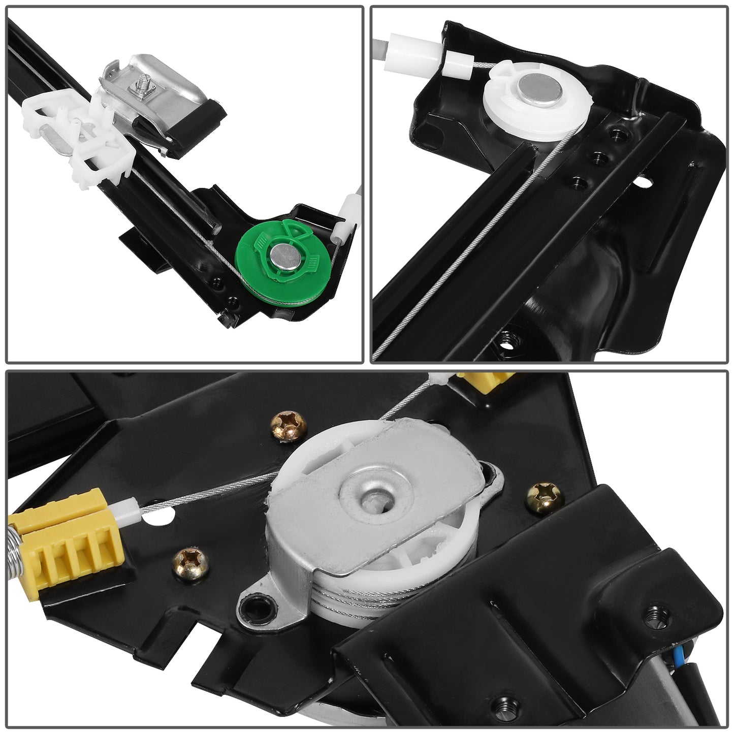 REGULADOR DE VENTANA WINDOW MOTORS & REGULATORS - METALLIC - 02-05 LAND ROVER FREELANDER - METALLIC - BARE STEEL/PLASTIC