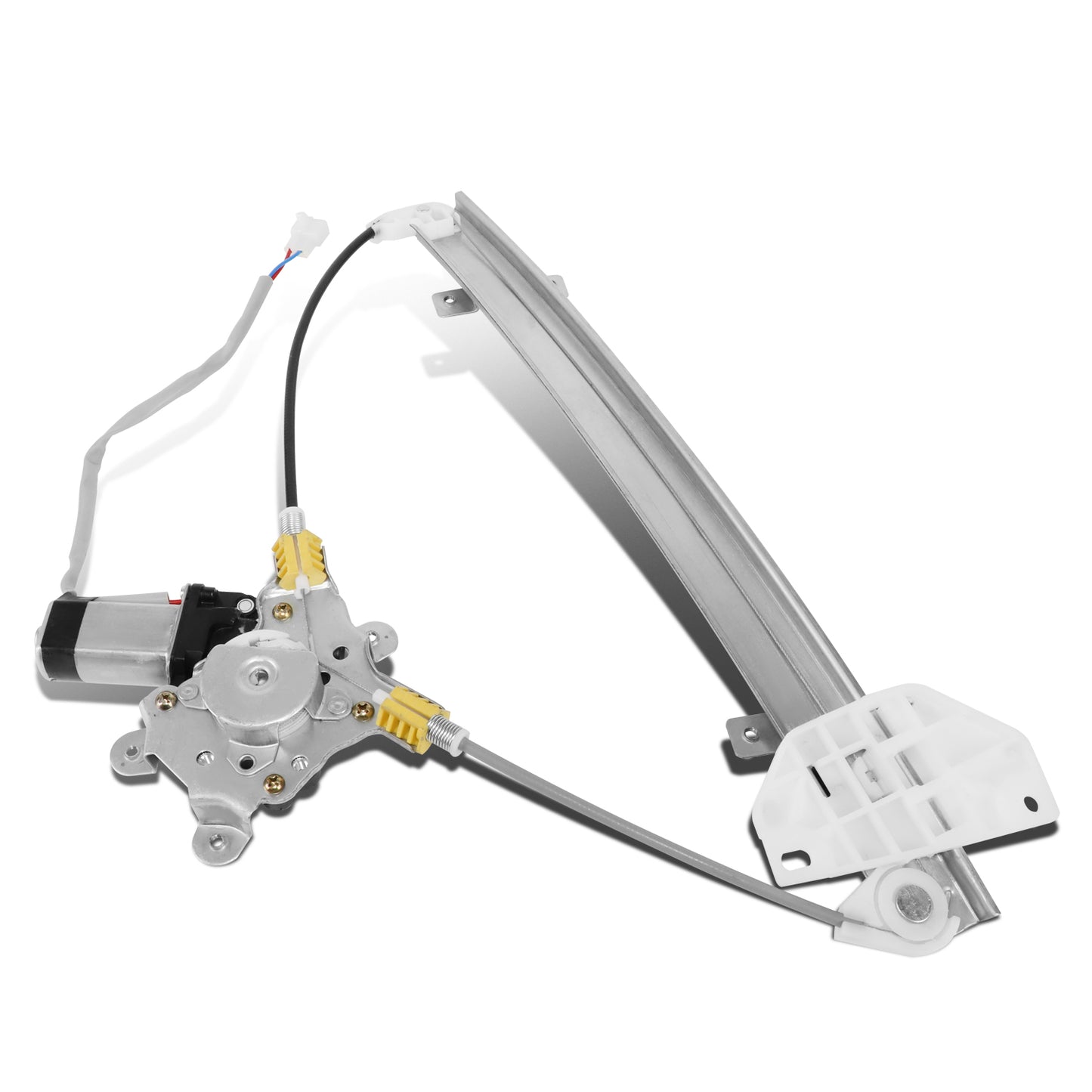 REGULADOR DE VENTANA WINDOW MOTORS & REGULATORS - METALLIC - 93-96 MITSUBISHI MIRAGE SEDAN - METALLIC - BARE STEEL/PLASTIC