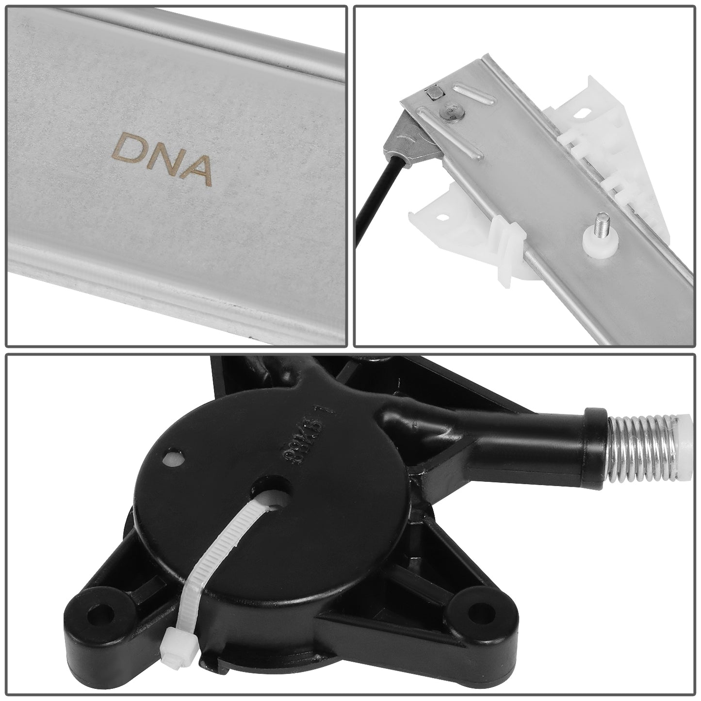 REGULADOR DE VENTANA WINDOW MOTORS & REGULATORS - METALLIC - 06-17 MAZDA 5 - METALLIC - BARE STEEL/PLASTIC