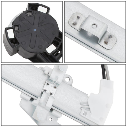 REGULADOR DE VENTANA WINDOW MOTORS & REGULATORS - METALLIC - 90-94 MAZDA 323 - METALLIC - BARE STEEL/PLASTIC