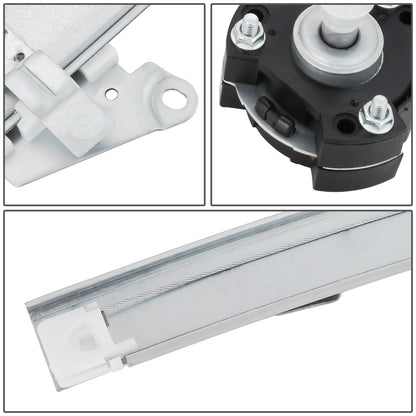 REGULADOR DE VENTANA WINDOW MOTORS & REGULATORS - METALLIC - 90-94 MAZDA 323 - METALLIC - BARE STEEL/PLASTIC