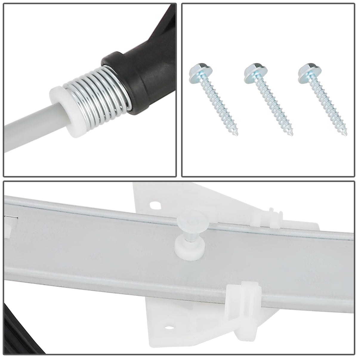 REGULADOR DE VENTANA WINDOW MOTORS & REGULATORS - METALLIC - 03-08 MAZDA 6 - METALLIC - BARE STEEL/PLASTIC