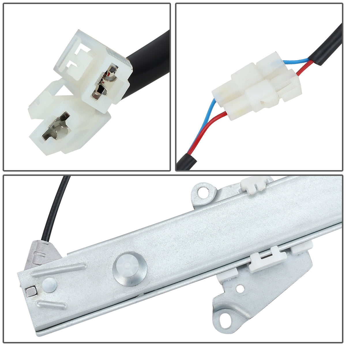 REGULADOR DE VENTANA WINDOW MOTORS & REGULATORS - METALLIC - 01-06 MAZDA TRIBUTE - METALLIC - BARE STEEL/PLASTIC