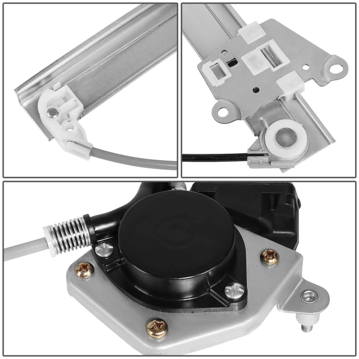 REGULADOR DE VENTANA WINDOW MOTORS & REGULATORS - METALLIC - 01-06 MAZDA TRIBUTE - METALLIC - BARE STEEL/PLASTIC