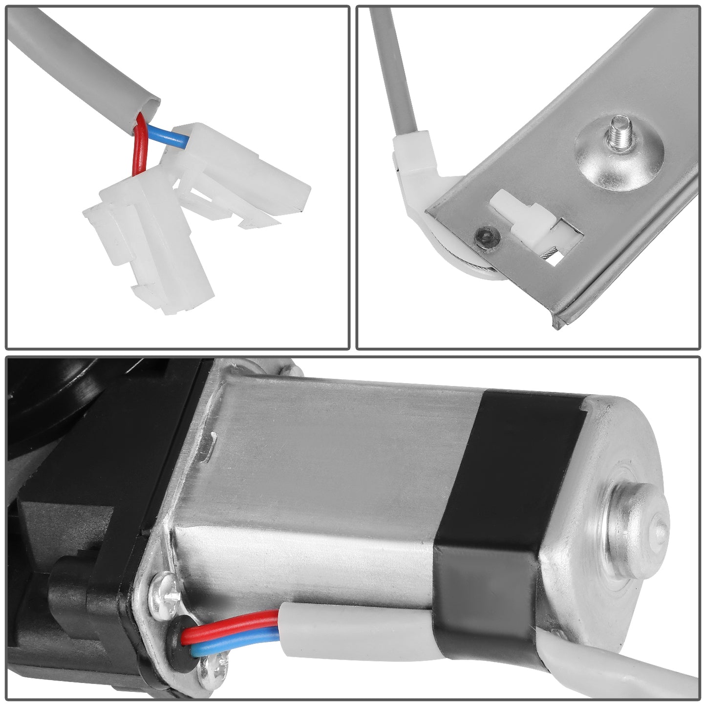 REGULADOR DE VENTANA WINDOW MOTORS & REGULATORS - METALLIC - 01-06 MAZDA TRIBUTE - METALLIC - BARE STEEL/PLASTIC
