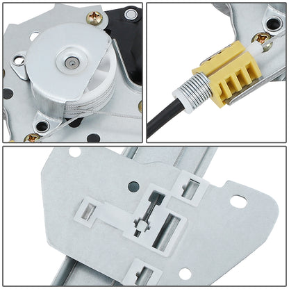 REGULADOR DE VENTANA WINDOW MOTORS & REGULATORS - METALLIC - 00-06 MAZDA MPV - METALLIC - BARE STEEL/PLASTIC