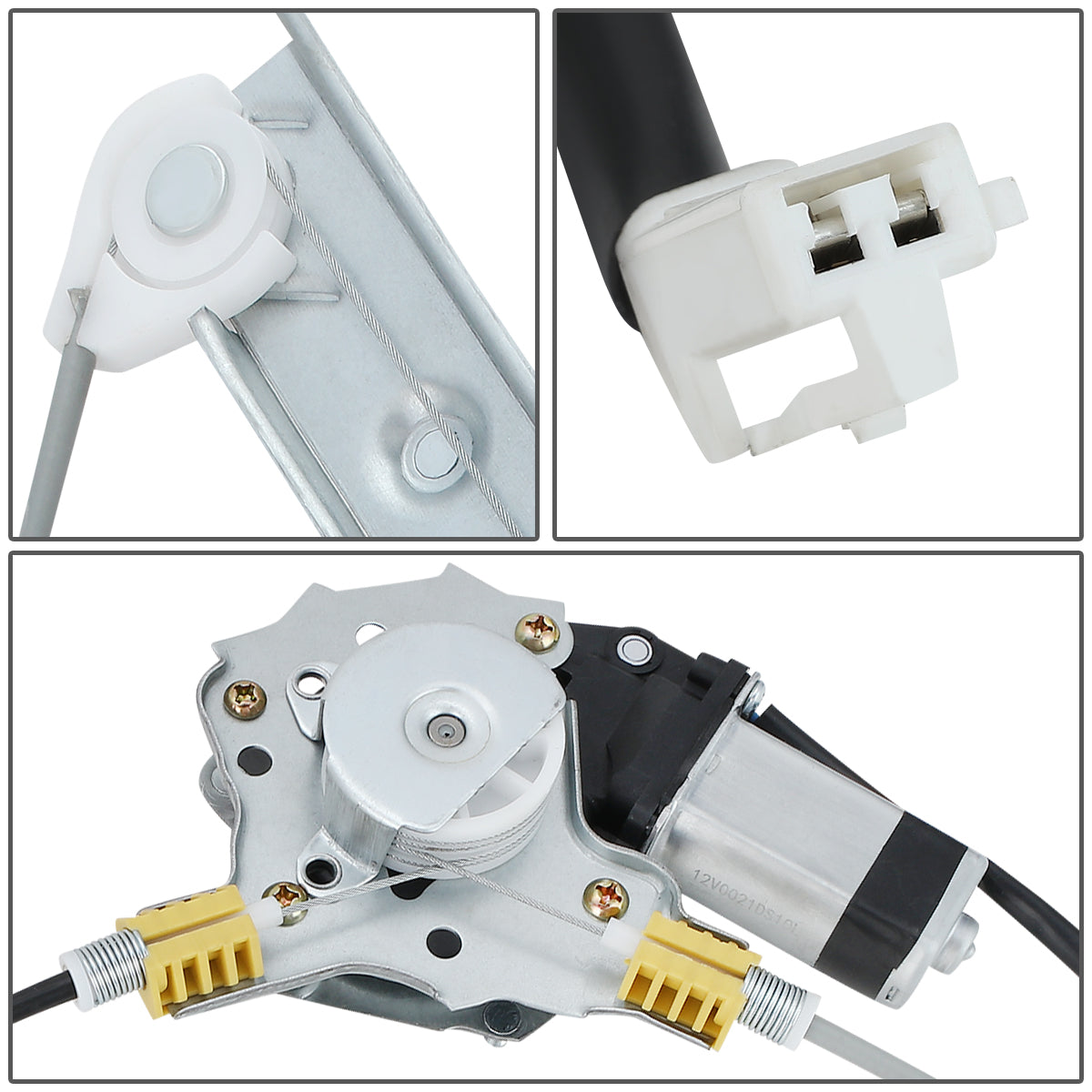 REGULADOR DE VENTANA WINDOW MOTORS & REGULATORS - METALLIC - 00-06 MAZDA MPV - METALLIC - BARE STEEL/PLASTIC