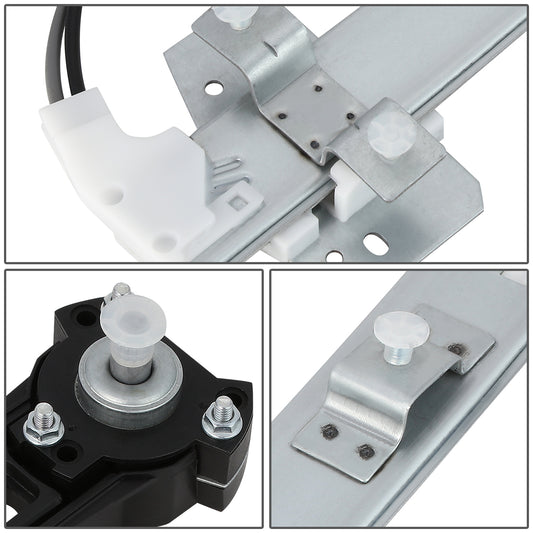 REGULADOR DE VENTANA WINDOW MOTORS & REGULATORS - METALLIC - 86-87 MAZDA B00/87-93 MAZDA B2200/87-93 MAZDA B2600 - METALLIC - BARE STEEL/PLASTIC