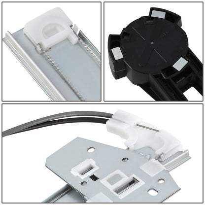 REGULADOR DE VENTANA WINDOW MOTORS & REGULATORS - METALLIC - 86-87 MAZDA B00/87-93 MAZDA B2200/87-93 MAZDA B2600 - METALLIC - BARE STEEL/PLASTIC