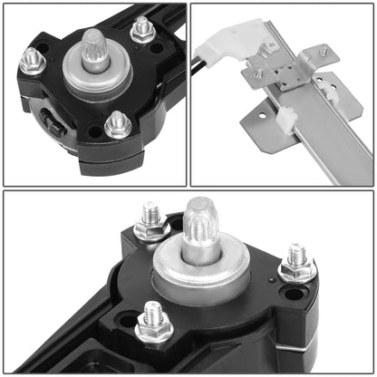 REGULADOR DE VENTANA WINDOW MOTORS & REGULATORS - METALLIC - 86-87 MAZDA B00/87-93 MAZDA B2200/87-93 MAZDA B2600 - METALLIC - BARE STEEL/PLASTIC