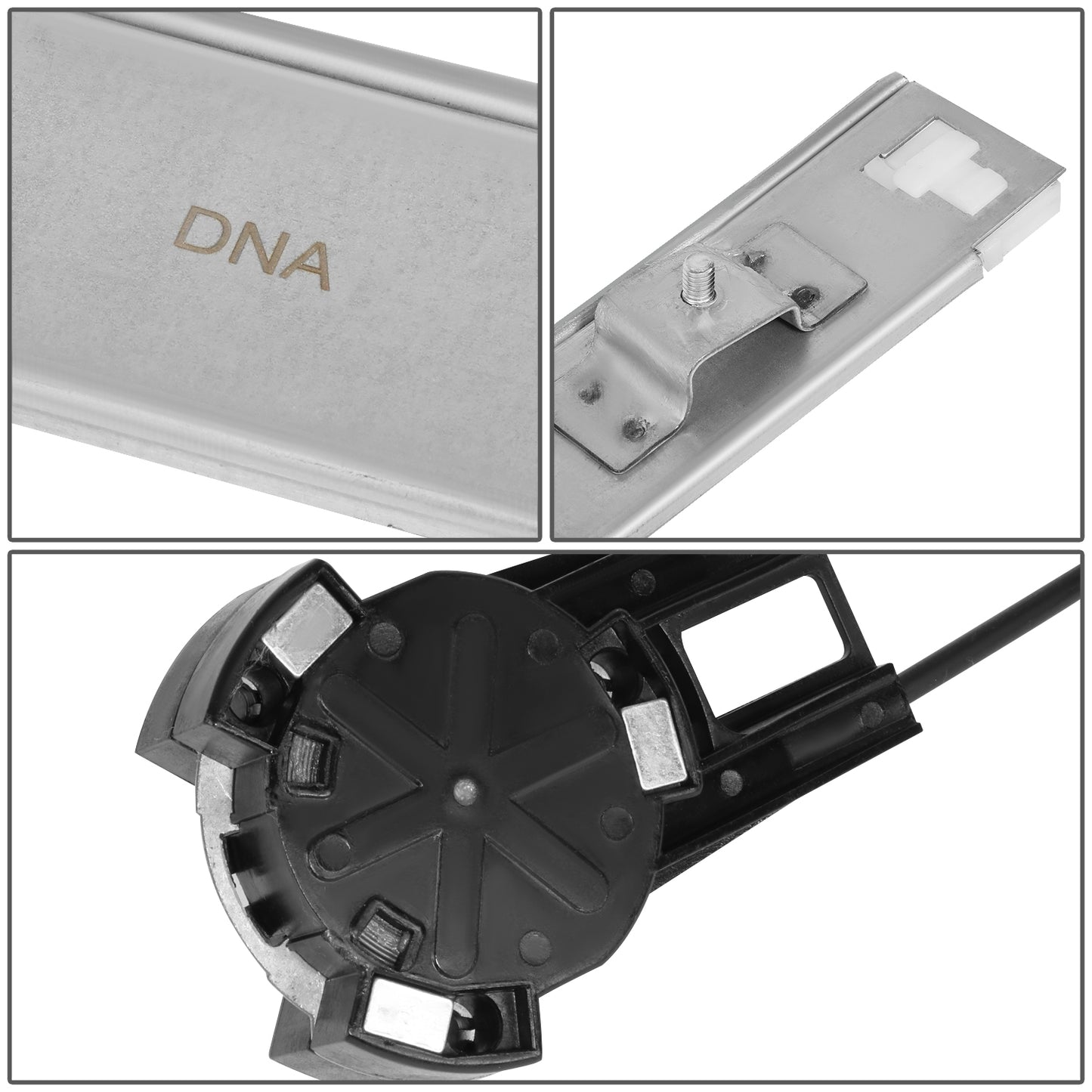 REGULADOR DE VENTANA WINDOW MOTORS & REGULATORS - METALLIC - 86-87 MAZDA B00/87-93 MAZDA B2200/87-93 MAZDA B2600 - METALLIC - BARE STEEL/PLASTIC