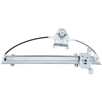 REGULADOR DE VENTANA WINDOW MOTORS & REGULATORS - METALLIC - 86-90 NISSAN SENTRA SEDAN / WAGON /86-90 NISSAN TSURU - METALLIC - BARE STEEL/PLASTIC