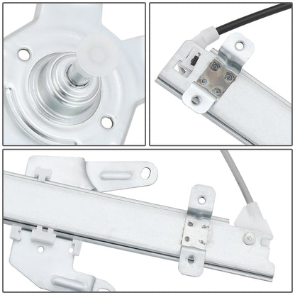 REGULADOR DE VENTANA WINDOW MOTORS & REGULATORS - METALLIC - 91-94 NISSAN SENTRA/91-12 NISSAN TSURU SEDAN / WAGON - METALLIC - BARE STEEL/PLASTIC