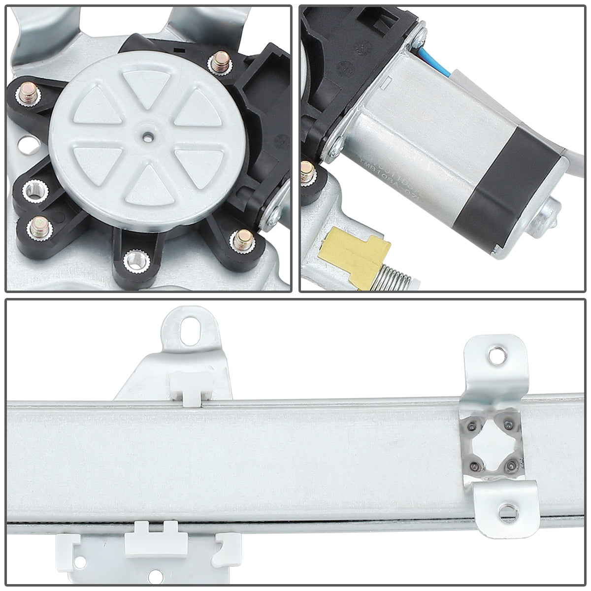 REGULADOR DE VENTANA WINDOW MOTORS & REGULATORS - METALLIC - 91-94 NISSAN SENTRA/94-12 NISSAN TSURU - METALLIC - BARE STEEL/PLASTIC