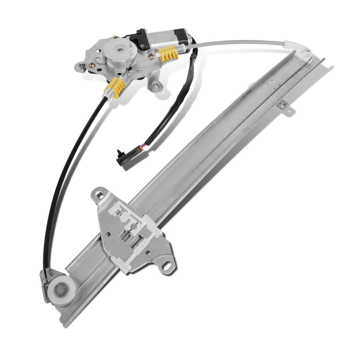 REGULADOR DE VENTANA WINDOW MOTORS & REGULATORS - METALLIC - 91-94 NISSAN SENTRA - METALLIC - BARE STEEL/PLASTIC