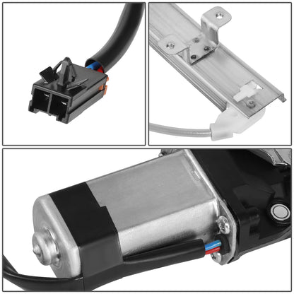 REGULADOR DE VENTANA WINDOW MOTORS & REGULATORS - METALLIC - 91-94 NISSAN SENTRA - METALLIC - BARE STEEL/PLASTIC