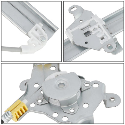 REGULADOR DE VENTANA WINDOW MOTORS & REGULATORS - METALLIC - 91-94 NISSAN SENTRA/94-12 NISSAN TSURU - METALLIC - BARE STEEL/PLASTIC