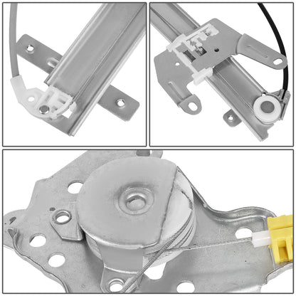 REGULADOR DE VENTANA WINDOW MOTORS & REGULATORS - METALLIC - 95-99 NISSAN SENTRA - METALLIC - BARE STEEL/PLASTIC