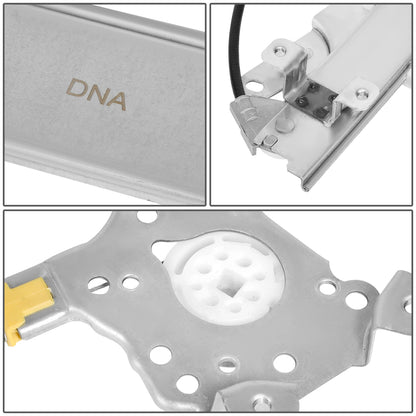 REGULADOR DE VENTANA WINDOW MOTORS & REGULATORS - METALLIC - 95-99 NISSAN SENTRA - METALLIC - BARE STEEL/PLASTIC