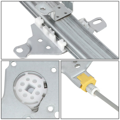 REGULADOR DE VENTANA WINDOW MOTORS & REGULATORS - METALLIC - 00-06 NISSAN SENTRA - METALLIC - BARE STEEL/PLASTIC