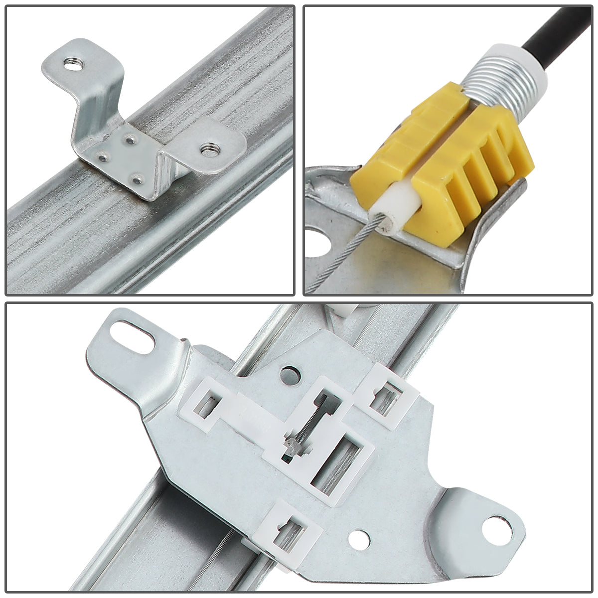 REGULADOR DE VENTANA WINDOW MOTORS & REGULATORS - METALLIC - 00-06 NISSAN SENTRA - METALLIC - BARE STEEL/PLASTIC