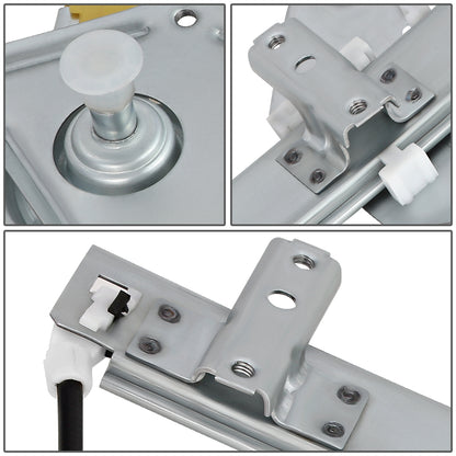 REGULADOR DE VENTANA WINDOW MOTORS & REGULATORS - METALLIC - 86-94 NISSAN D21/87-95 NISSAN PATHFINDER/95-97 NISSAN PICKUP - METALLIC - BARE STEEL/PLASTIC