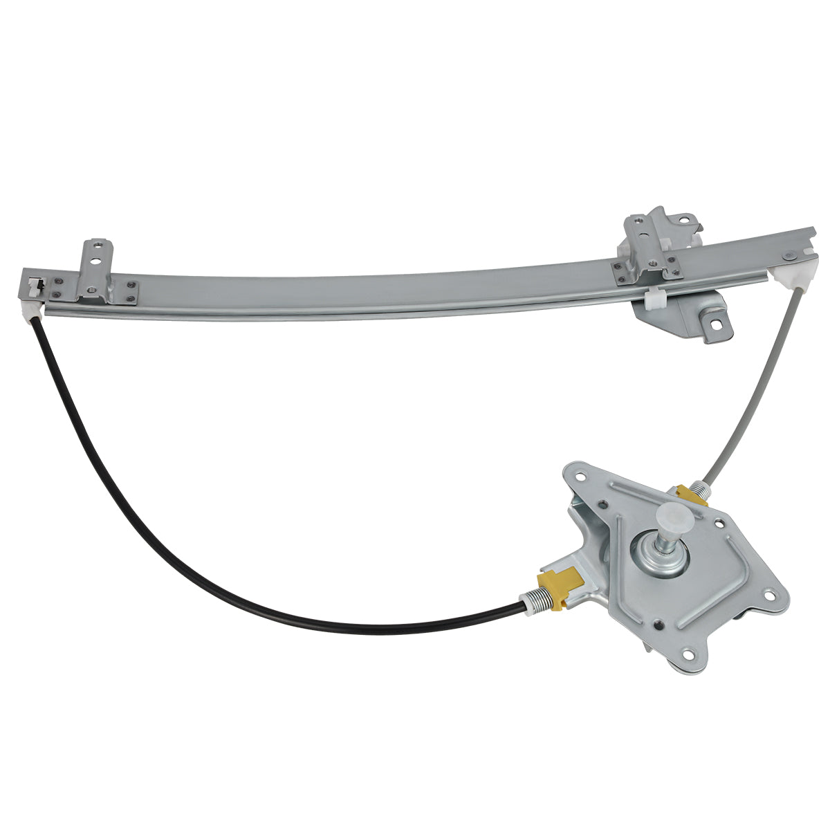 REGULADOR DE VENTANA WINDOW MOTORS & REGULATORS - METALLIC - 86-94 NISSAN D21/87-95 NISSAN PATHFINDER/95-97 NISSAN PICKUP - METALLIC - BARE STEEL/PLASTIC