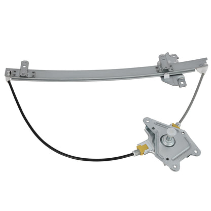 REGULADOR DE VENTANA WINDOW MOTORS & REGULATORS - METALLIC - 86-94 NISSAN D21/87-95 NISSAN PATHFINDER/95-97 NISSAN PICKUP - METALLIC - BARE STEEL/PLASTIC