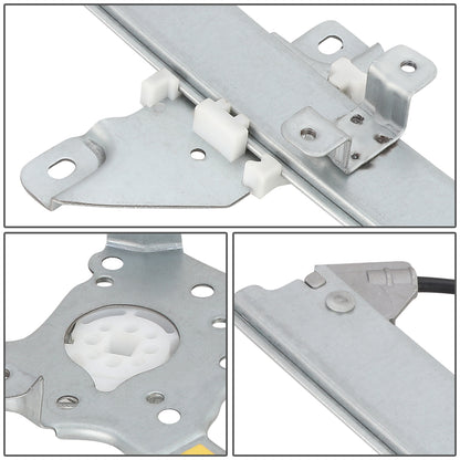 REGULADOR DE VENTANA WINDOW MOTORS & REGULATORS - METALLIC - 97-03 INFINITI QX4/96-04 NISSAN PATHFINDER - METALLIC - BARE STEEL/PLASTIC