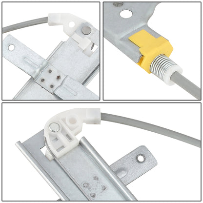 REGULADOR DE VENTANA WINDOW MOTORS & REGULATORS - METALLIC - 97-03 INFINITI QX4/96-04 NISSAN PATHFINDER - METALLIC - BARE STEEL/PLASTIC