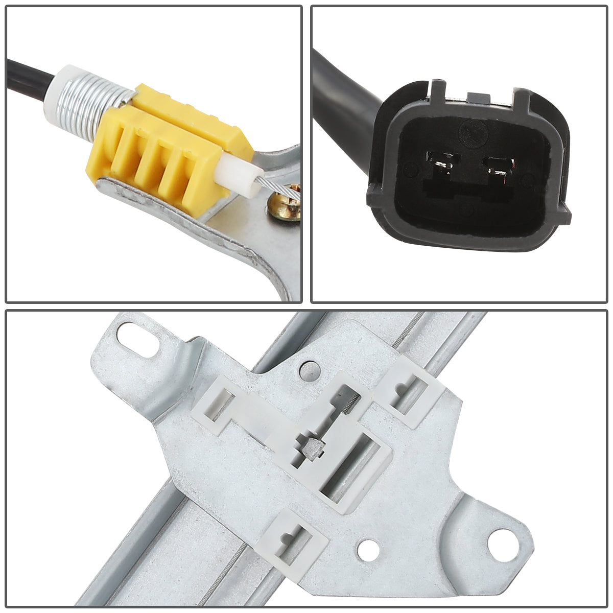 REGULADOR DE VENTANA WINDOW MOTORS & REGULATORS - METALLIC - 05-15 NISSAN FRONTIER/05-10 NISSAN PATHFINDER/05-15 NISSAN XTERRA/09-12 SUZUKI EQUATOR - METALLIC - BARE STEEL/PLASTIC