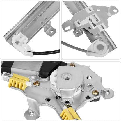 REGULADOR DE VENTANA WINDOW MOTORS & REGULATORS - METALLIC - 05-16 NISSAN FRONTIER/05-07 NISSAN PATHFINDER/05-15 NISSAN XTERRA/09-10 SUZUKI EQUATOR - FITS MODELS WITH 2-PIN CONNECTOR - METALLIC - BARE STEEL/PLASTIC