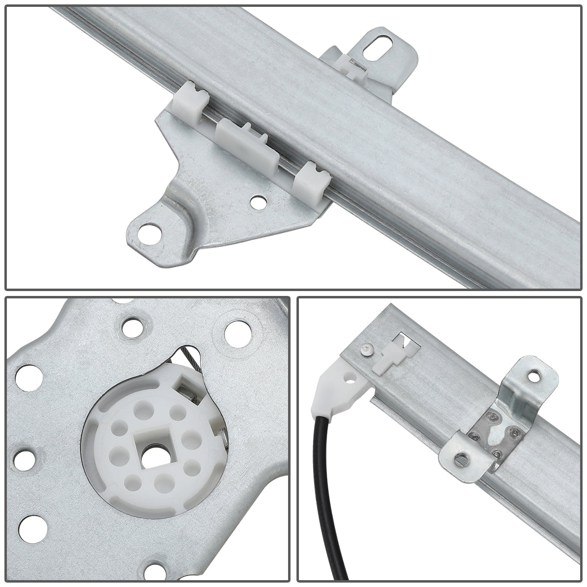 REGULADOR DE VENTANA WINDOW MOTORS & REGULATORS - METALLIC - 05-15 NISSAN FRONTIER/05-10 NISSAN PATHFINDER/05-15 NISSAN XTERRA/09-12 SUZUKI EQUATOR - METALLIC - BARE STEEL/PLASTIC