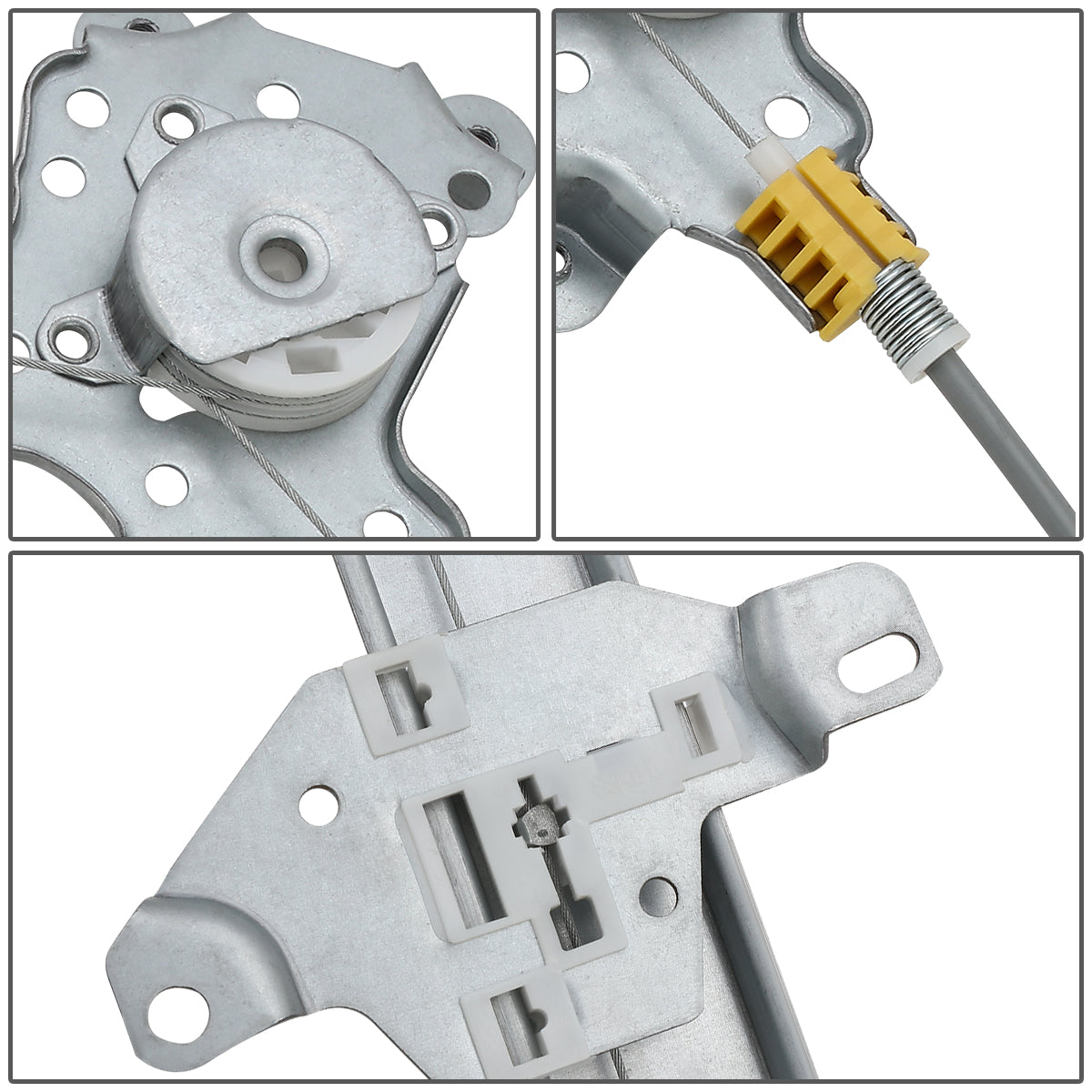 REGULADOR DE VENTANA WINDOW MOTORS & REGULATORS - METALLIC - 05-15 NISSAN FRONTIER/05-10 NISSAN PATHFINDER/05-15 NISSAN XTERRA/09-12 SUZUKI EQUATOR - METALLIC - BARE STEEL/PLASTIC